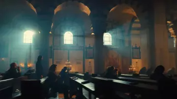 Iglesia del Sagrado Corazón en Berlín en Alemania visitada por John Wick (Keanu Reeves) en John Wick: Capítulo 4
