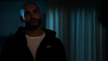 Nike black hoodie worn by Gordo Castillo (Erik Hernandez) in Power Book II: Ghost (S03E05)