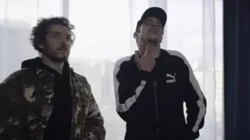 Puma Track jacket worn by Pete Davidson (Pete Davidson) as seen in Bupkis (Season 1)