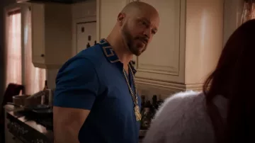 Versace Greca Border Short-Sleeve Polo Shirt worn by Lorenzo Tejada (Berto Colon) as seen in Power Book II: Ghost (S03E05)