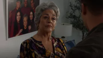 Ba&Sh Fida Shirt worn by Tia as seen in 9-1-1 (S06E14)