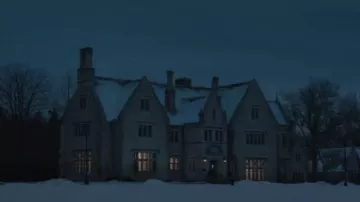 Hartwood Acres Mansion as the house of Dr. Daniel Marquis (Toby Jones) in The Pale Blue Eye movie