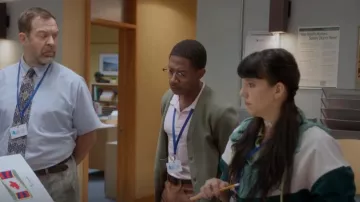 Old Navy Multicolor Geometric Long Sleeve Hoodie worn by Loretta Braxton (Paloma Nuñez) as seen in Shelved (S01E07)