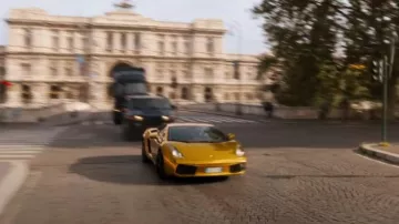 2003 Lamborghini Gallardo supercar driven by Roman (Tyrese Gibson) in Fast X