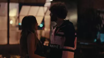 Nike "Paname" Paris Saint-Germain Woven Hooded Jacket in pink worn by Dave (Lil Dicky) as seen in DAVE (S03E04)