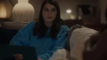 Free People Isla Sweater worn by Samantha Fink (Sofia Black-D'Elia) as seen in Single Drunk Female (S02E06)