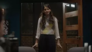 Free People Quinn Vest worn by Samantha Fink (Sofia Black-D'Elia) as seen in Single Drunk Female (S02E07)