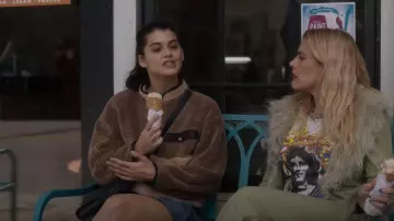 Anine Bing Royce Pullover Sweat­shirt worn by Samantha Fink (Sofia Black-D'Elia) as seen in Single Drunk Female (S02E07)
