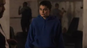 Outdoor Voices Primofleece Quarter Zip Sweatshirt worn by Samantha Fink (Sofia Black-D'Elia) as seen in Single Drunk Female (S02E07)
