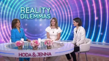Vestido Rixo Liberty usado por Jenna Bush Hager como se ve en Today with Hoda & Jenna el 20 de abril de 2023