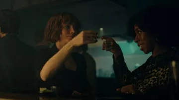 Equipment An­i­mal-print But­ton-up Shirt worn by Peggy (Pippa Bennett-Warner) as seen in Obsession (S01E02)