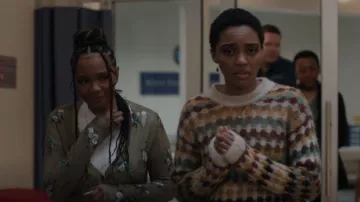 Ba&Sh Wade Chunky Knit Jumper worn by Skyler Yates as seen in 9-1-1: Lone Star (S04E13)