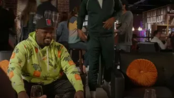 Urban Outfitters Round Pintuck Pillow used by Sherm Jones (Carl Tart) as seen in Grand Crew (S02E08)