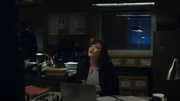 Theory Etiennette Blazer worn by Maria Baez (Marisa Ramirez) as seen in Blue Bloods (S13E18)