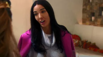 Jonathan Simkhai Chloe Cold-Shoul­der Jumper worn by Noella Bergener as seen in The Real Housewives of Orange County (S16E15)