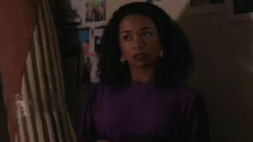 Isabel Marant Etoile Yoshi Chemisier porté par Neff (Alexis Floyd) vu dans Inventing Anna (S01E05)