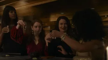 Retrofete Julie Dress worn by Anna Delvey (Julia Garner) as seen in Inventing Anna (S01E05)