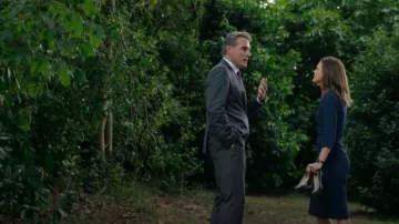 Jimmy Choo Romy 60 Leather Pumps usados por la embajadora Kate Wyler (Keri Russell) como se ve en The Diplomat (S01E03)