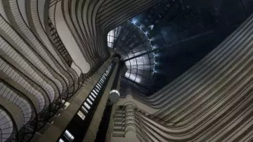 L’Atlanta Marriott Marquis dans le rôle de l’hôtel fictif Capital Heights à Washington vu dans le film Ghosted