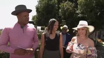 Summerful Amalfi Fedora Hat worn by Dylan Dreyer as seen in Today on April 21, 2023