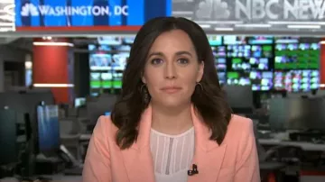 Veronica Beard Gaya Dickey Veste portée par Hallie Jackson comme vu dans Aujourd’hui le 25 avril 2023