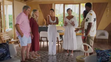 Alexis Laurenza Jumpsuit worn by Elena Roarke (Roselyn Sánchez) as seen in Fantasy Island (S02E10)