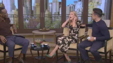 Ba&Sh Elonor Midi Dress worn by Kelly Ripa as seen in LIVE with Kelly and Mark on April 25, 2023