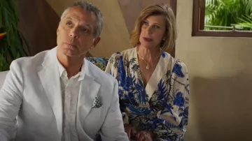 Banana Republic Stampa Dress worn by Melanie (Judy Kain) as seen in Fantasy Island (S02E11)