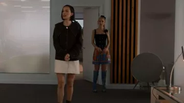 Versace Fendace Den­im Patch­work Boots worn by Keeley Jones (Juno Temple) as seen in Ted Lasso (S03E07)