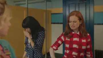 Samantha Sung Au­drey 1 Shirt­dress worn by Cheryl Blossom (Madelaine Petsch) as seen in Riverdale (S07E05)