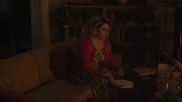 Robe vintage Etsy portée par Cheryl Blossom (Madelaine Petsch) vue dans Riverdale (S07E04)