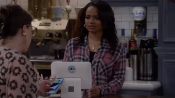 Rails Hunter Plauid Shirt worn by Randi (Kyla Pratt) as seen in Call Me Kat (S03E21)