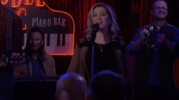 Vocal Star Faux Fringe Jacket worn by Zoey (Margie Mays) as seen in Call Me Kat (S03)