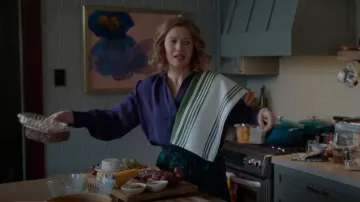 Ba&sh Claren Tiered Mi­di-Skirt worn by Lily Devereaux (Mireille Enos) as seen in Lucky Hank (S01E05)