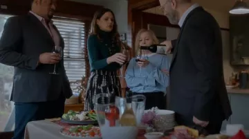 Ba&sh Kylie Mi­di Skirt worn by Gracie DuBois (Suzanne Cryer) as seen in Lucky Hank (S01E05)