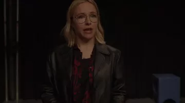 Gallery All Leather Coat worn by Sally Reed (Sarah Goldberg) as seen in Barry (S04E03)