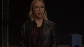 Gallery All Leather Coat worn by Sally Reed (Sarah Goldberg) as seen in Barry (S04E03)
