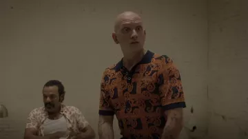 Prestige Luxury Paisley Polo worn by NoHo Hank (Anthony Carrigan) as seen in Barry (S04E03)