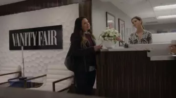 Veronica Beard Zane Plaid Dickey Veste portée par Rachel (Katie Lowes) comme on le voit dans Inventing Anna (S01E07)