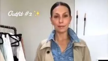 Boucles d’oreilles en fil de cristal de mangue portées par Melissa Garcia comme on le voit dans Aujourd’hui avec Hoda & Jenna le 27 avril 2023