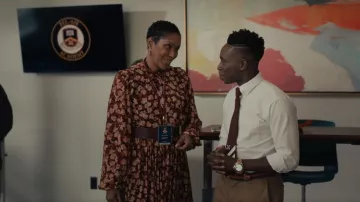 Sanctuary Nouvelle jupe midi plissée portée par Carltons Teacher comme on le voit à Bel-Air (S02E10)