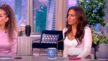 A.L.C Halley Tee worn by Alyssa Farah as seen in The View  on April 28, 2023