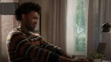 All Saints Oskar Crewneck Sweater worn by Noah Koles (Echo Kellum) as seen in Grand Crew (S02E09)