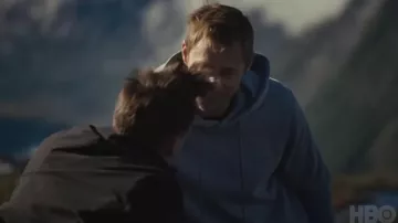 Tiger of Sweden Grey hoodie worn by Lukas Matsson (Alexander Skarsgård) as seen in Succession TV show wardrobe (Season 4)