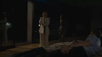 Pinko Mora Giacca Jacket worn by Shiv Roy (Sarah Snook) as seen in Succession (S04E06)