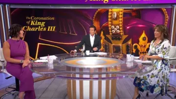 Corrine Jumpsuit porté par Dana Jacobson vu dans CBS Mornings le 1er mai 2023