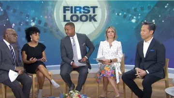 Talbots Poplin Shirtdress by Blissful Floral worn by Dylan Dreyer as seen in Today on May 2, 2023