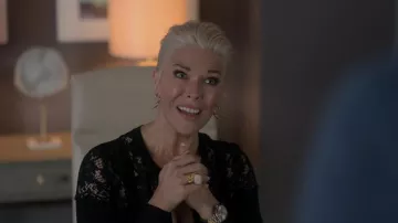 Yves Saint Laurent Arty Ring worn by Rebecca Welton (Hannah Waddingham) as seen in Ted Lasso (S03E08)