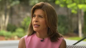 Lela Rose Peplum Twill Top worn by Hoda Kotb as seen in Today with Hoda & Jenna on May 2, 2023