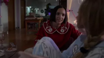 Rixo Lula Suéter de lana bordado usado por Jack Danvers (Jodi Balfour) como se ve en Ted Lasso (S03E08)